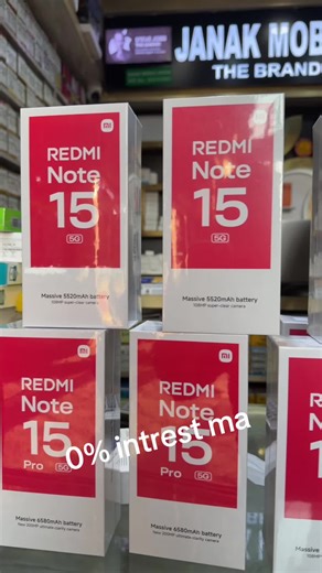 Redmi Note Series with 0% Interest Offers