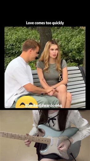 Love comes too quickly#shorts #funny #couple #single #viral #trending#guitar