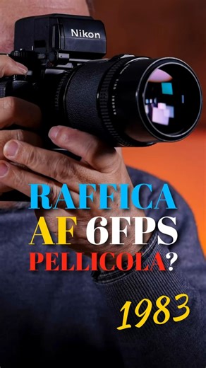 6 FPS a pellicola nel 1983? Ecco la Nikon F3AF! 🔥#NikonF3AF #NikonF3 #VintageCamera #NikonHistory