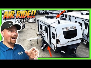 MAXIMUM SOLAR for A/C Off-Grid Mini Camper!! 2023 Rockwood 19FBTH