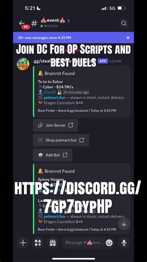 #stealabrainrot #fyp #discord #script #viral Nexus Hub on Top | discord