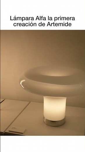 Lámpara Alfa la primera creación de Artemide #Lutron #Artemide #IluminacionArquitectonica