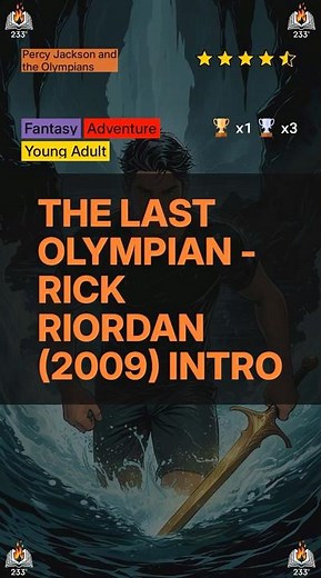 The Last Olympian - Rick Riordan (2009) Intro (Percy Jackson and the Olympians - 5) - 4.55 ⭐️