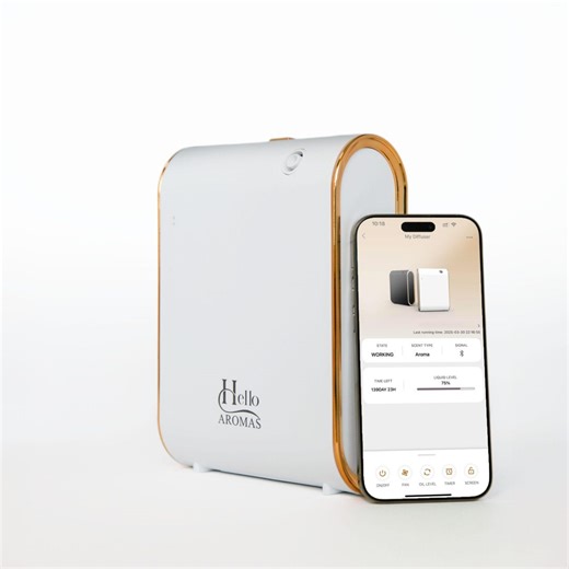 Oasis 500 Smart Aroma Diffuser | Manual and Bluetooth App Control | Cold Air Diffuser | Works With Waterless Essential Oils / Fragrances - Etsy