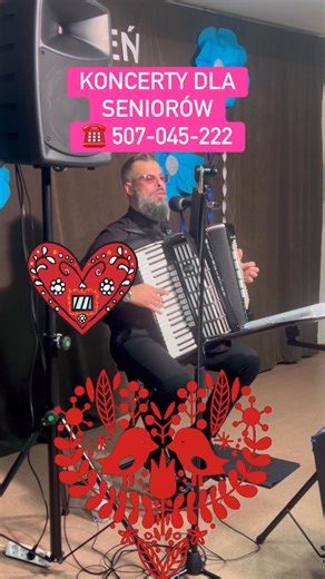 @Patronite.pl 🎬 2 cz.💥"Jadą goście jadą" - fragment koncertu dla Seniorów💐🎶 W Twojej miejscowości też mogę wystąpić👍 Zadzwoń ☎️ Jeśli się podobało - w ramach podziękowania proszę o dalsze udostępnianie⤴️😊 #jadągoście #biesiada #seniorzy #dzieńseniora #michałsawicki #akordeonista #zabawa #imprezafirmowa #LiveMusic #koncert #BossMusic #patronite #akordeon | Michał Sawicki Akordeon