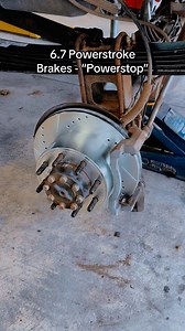 Ford F350 Powerstroke. Simple brake job. #powerstroke #shadetreemechanic #f250 #f350 #ford #fordsuperduty #powerstrokenation #dieseltrucks #dieselpower | Brody Follis
