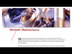 Chapter 7 Aircraft maintenance | Plane Sense General Aviation Information (FAA-H-8083-19a)