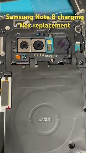 Samsung Galaxy Note 8 replacement of charging flex. #samsung #repair #repairing