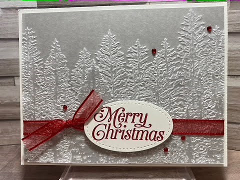 Embossed Vellum Card