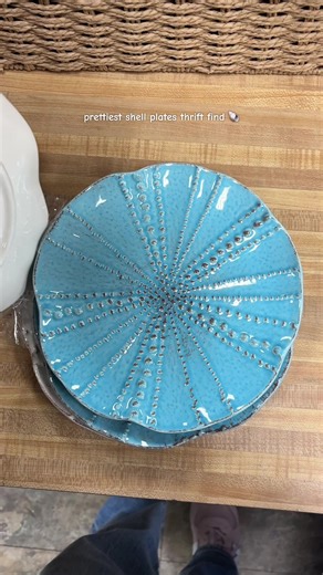 Stunning Shell Plates Thrift Find