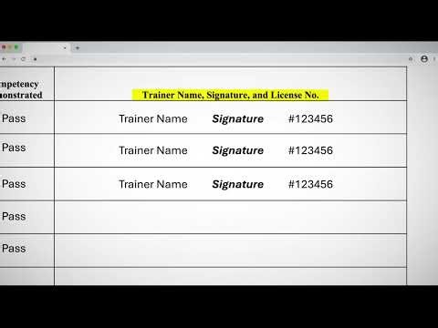 How to Complete SPCS Apprentice Verifiable Training Records