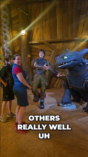 we got to meet Toothless at Epic Universal Studios Florida