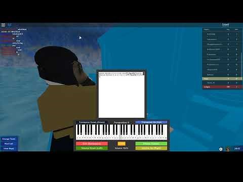 bella ciao piano- roblox