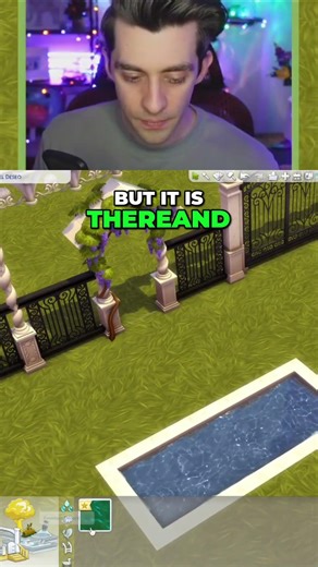 New pool trim and water in The Sims 4 Royalty & Legacy