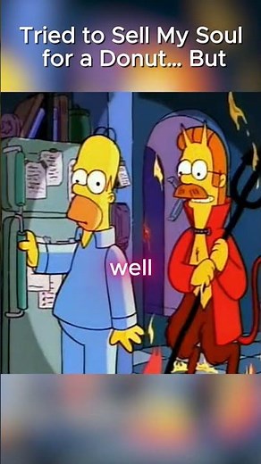 Homer Sells His Soul for a Donut | Simpsons Horror Shorts