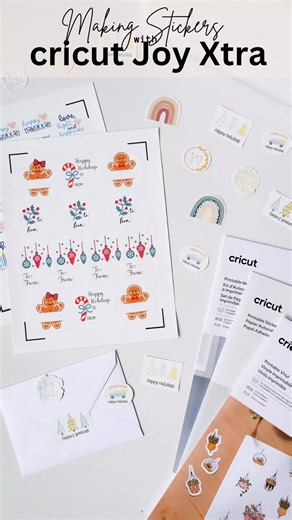 5.9K views · 37 reactions | How are we already at Day 9 of Creativity with Cricut? 凉 Tonight we're showing you how to make stickers using the new Cricut Joy Xtra! From gift tags to water bottles, laptops to planners, there is a sticker project out there for you! Join us tonight at 8PM EST on Facebook as we welcome Elisa to the stage to show you how to make stickers! To register for tonight's workshop, visit: https://fb.me/e/5kePEWNfW | Cricut | Facebook