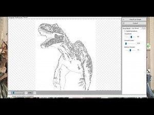 How to use the line mode of Super Vectorizer? Outline Vector Guides