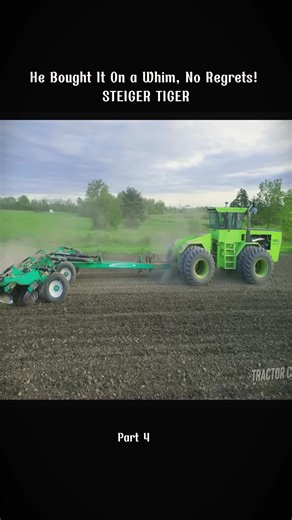 He Bought It On a Whim, No Regrets! STEIGER TIGER #tratorvideo #agriculturalmchinery #farming #custom #chisel