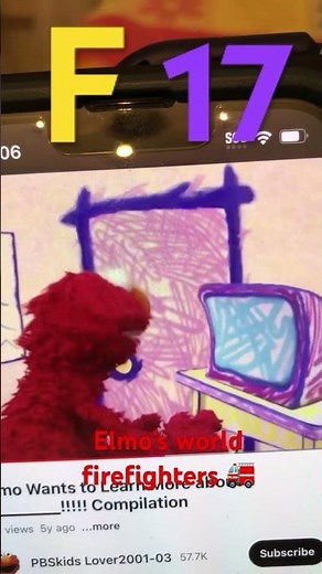 F 17 Elmo’s world firefighters 🚒