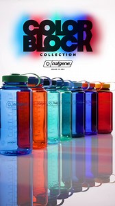 Dull colors? We don’t know them. Shop our Color Block collection and find brilliant colors for your bold adventures. 🌈⛰️💧 nalgene.com/colorblock/ | Nalgene