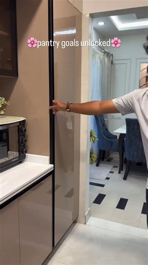 INFINITE INTERIOR on Instagram: "Pantry Goals Unlocked 🔓 | Complete Kitchen Transformation by Infinite Interior From smart storage to seamless finishes — this pantry and full kitchen setup is designed to make everyday cooking effortless and stylish ✨ Every cabinet, shelf, and corner is thoughtfully planned to maximize space, improve functionality, and elevate the overall look of the kitchen. We believe a kitchen is not just a place to cook, it’s where comfort meets design. This complete kitchen