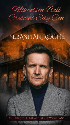 The Original Experience on Instagram: "🖤 @sebastianroche has a little message for you… Sebastian Roché will be with us at The Mikaelson Ball on Saturday, January 31st, 2026 ✨ A Mikaelson gathering. With Mikael in the room.🔥 Sebastian will also be attending Crescent City Con on Sunday, February 1st, 2026, where he’ll meet fans throughout the day, sign autographs, take photos, and share unforgettable moments with you all. ✨ Reminder about meet & greets: Group Meet & greet with Sebastian Roché is