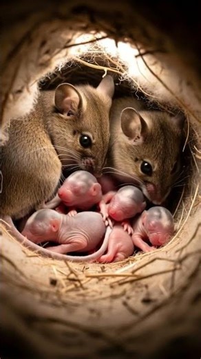 Inside the Hidden City Beneath Your Backyard 🐭 #macro #wildlife #mouse