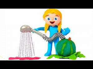 Crazy Watermelon Experiment ★ Stop Motion Cartoons