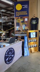 Still coming down from the high of being at Handworks! It was remarkable getting to meet so many people who are so passionate about hand tools. Thank you to everyone who came to our booth, test cut with a saw or even took one home! Until the next trade show👋 #badaxetoolworks #handsaw #backsaw #handworks #handworks2023 #handtoolwoodworking #handtoolsonly #tradeshow | Bad Axe Tool Works
