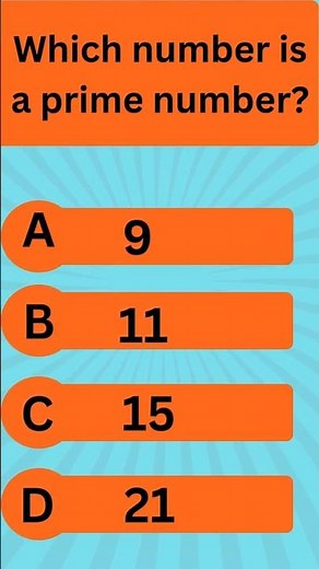 Which Number is a Prime Number? | Math Quiz Challenge | Bright Mind