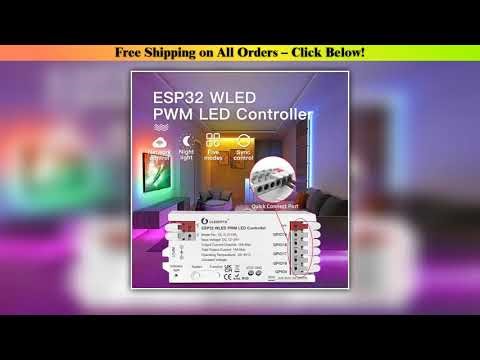 Matter WIFI RGBCCT Controller WLED Smart LED Strip 12V 24V Tuya Dimmer with Apple HomeKIT Amazon