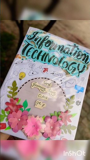 Computer (IT) file cover Decoration ideas 💡 #easy #files #cover #informationtechnology #computer