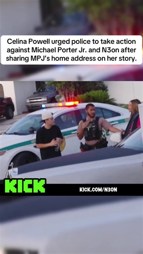 Celina Powell Doxxes Michael Porter Jr. & N3on, Demands Police Action