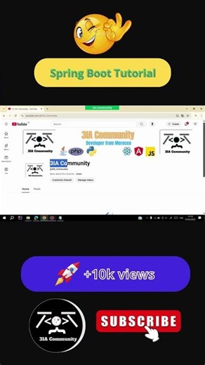 #springboot #programming 🎥 #1 – الترحيب و تقديم تكوين Spring Boot #3iacommunity #python #backend