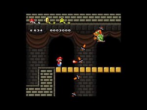 SMW Custom Music - Super Mario All-Stars - SMB Final Boss Theme