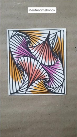 Spiral Drawing | 3D Drawing | Optical Illusion | Lineart 🌀