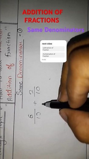 Addtion of Fraction | How to add fractions how to add fractions, adding fractions, fractions