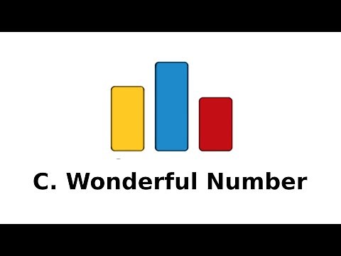 CodeForces : C. Wonderful Number