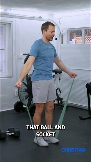 Shoulder Strength & Mobility — Banded Rotation in Action! 💥Chris Ryan Fitness