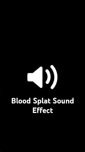 Blood Splat 🩸 Sound Effect #soundeffect #soundeffects #sounddesign #creativeaudio