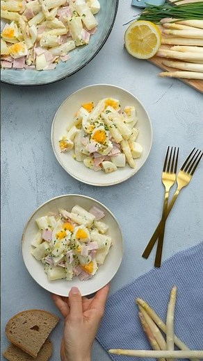 Omas Spargelsalat 👵🏼🍴 #EinfachTasty #Spargelsalat #OmasRezept #Spargelzeit #SpargelRezepte