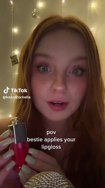 Whispered ASMR Bestie Lip Gloss Application Roleplay