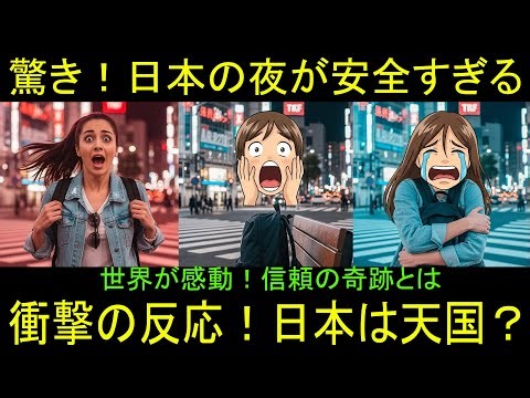 「海外の反応」世界震撼！日本の治安が奇跡の平和すぎる