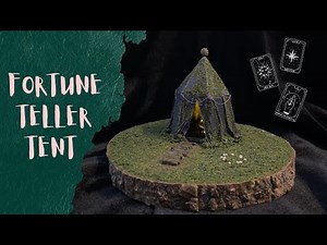 Miniature Medieval Witch Tent Diorama │ DIY Tutorial