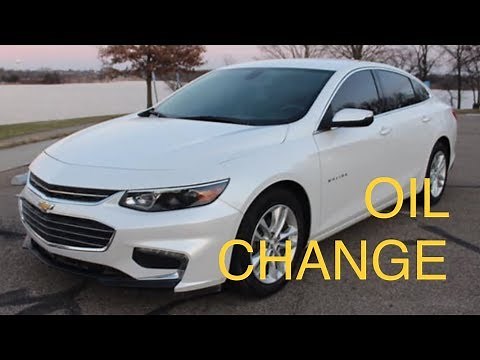 2016 Chevrolet Malibu How To Change Oil 1.5 Turbo 2016-2019