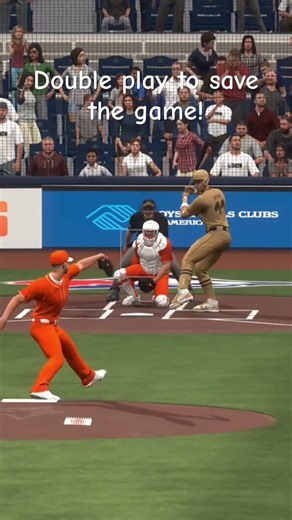 Attractive infielder makes insane double play in #baseball #mlbtheshow #sports #mlbbshorts