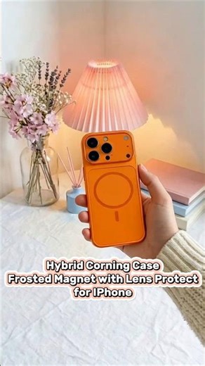 Hybrid Corning Case Frosted Magnet with Lens Protect for Your IPhone ✨️
