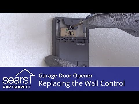 Replacing the Wall Control on a Garage Door Opener