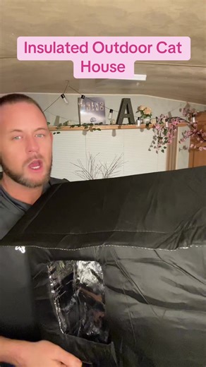Thermal insulated outdoor cat house #cathouse #outdoorcat #catlover #tiktokmademebuyit #dealdrops