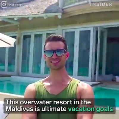 This overwater resort in the Maldives is ultimate vacation goals. | Insider Travel